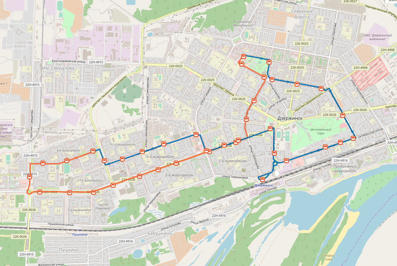 Маршрут автобуса 26