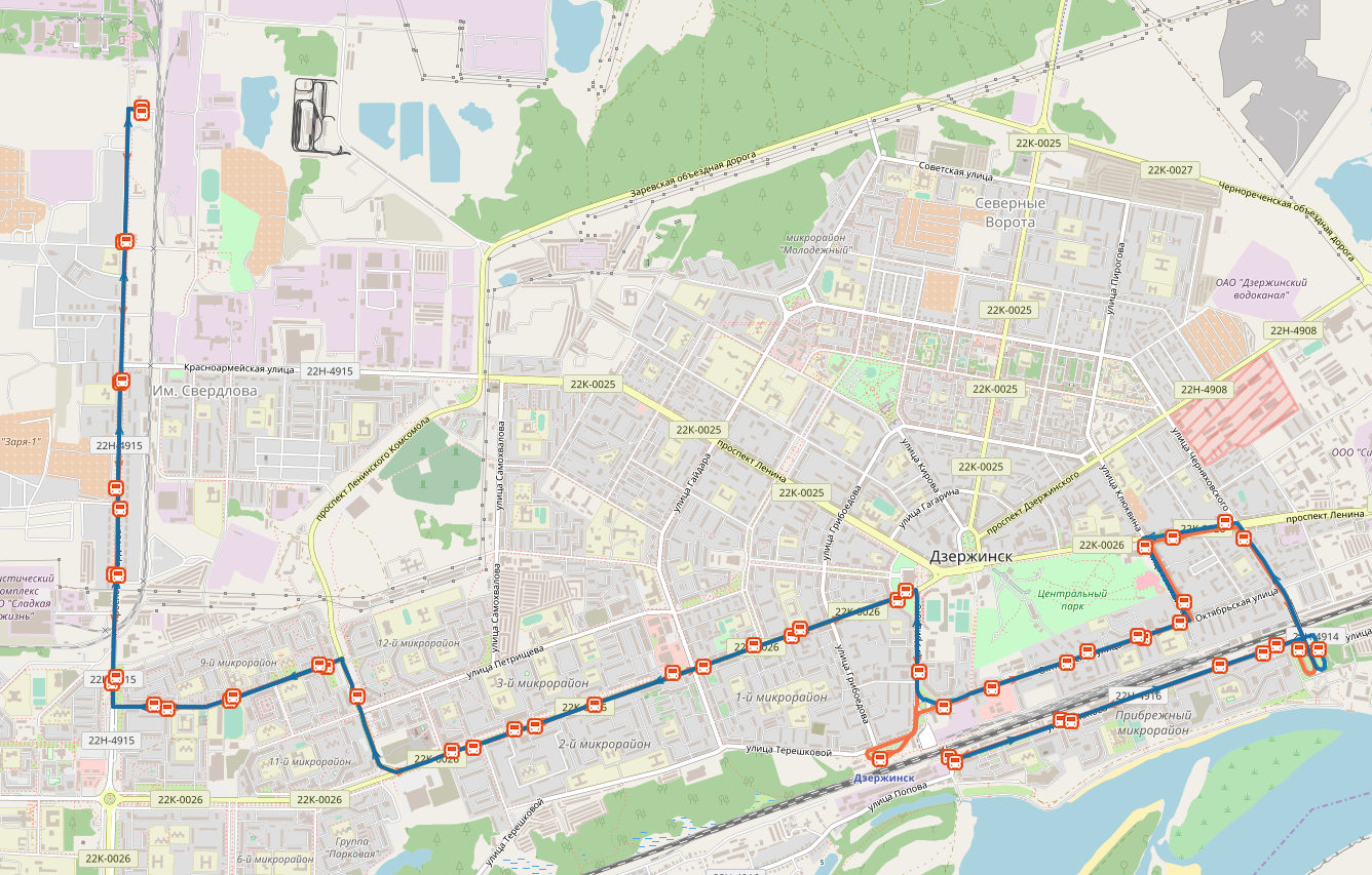 Маршрут автобуса 28